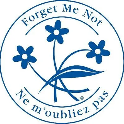 Alzheimer's Society Peel Forget Me Not logo